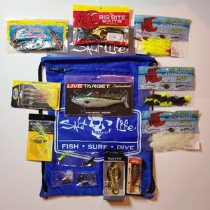 Fishing bundle (salt life bag and lures)